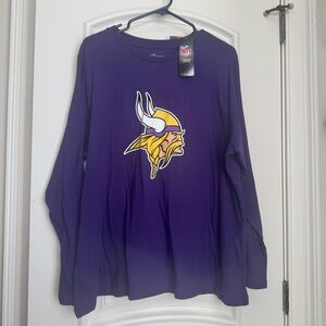 Minnesota Vikings Women’s Purple T-Shirt NWT